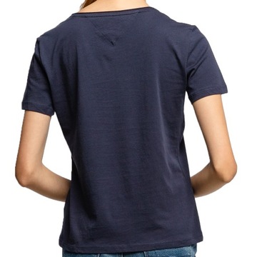 Tommy Jeans t-shirt Slim Jersey C Neck granat XS