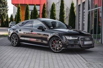 Audi A7 C7 A7 Sportback Facelifting 3.0 TDI competition 326KM 2016 Audi A7 3.0 BiTDI V6T 326KM 2016 Quattro Kamera Bose CzerwonePasy Alcantara, zdjęcie 2