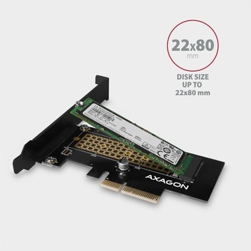 PCEM2-N Внутренний адаптер PCIe x4, 1x M.2 NVMe M-