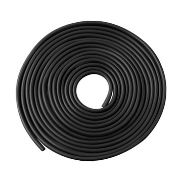 Защитная кромка двери автомобиля, резиновая 5 м, входная защита U-образной формы, черный автомобиль