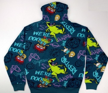 Bluza męska młodzieżowa z kapturem Nickelodeon Rugrats Pełzaki r. M