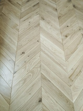 Jodełka francuska chevron 16x60x400mm parkiet dąb