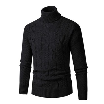 MĘSKI GOLF SWETER dopasowany ELASTYCZNY ELEGANCKI KOLORY