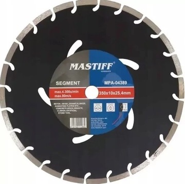 Tarcza diamentowa segmentowa Mastiff 350×25,4mm