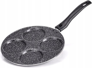 Patelnia do jajek i placków Alluflon Pancakes 23 cm aluminiowa_OUTLET