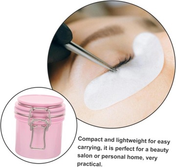 2 шт., банка с уплотнением для клея, контейнер для клея для ресниц, контейнер для клея