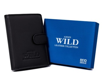 Always Wild męski portfel skórzany z ochroną kart