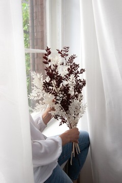 РУСКУС бордовый РУСКУС РУСКУС для засушенной вазы