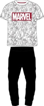 PIŻAMA MĘSKA, MŁODZIEŻOWA r M AVENGERS 100% BAWEŁNA