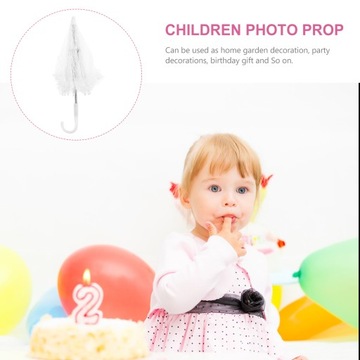 ВИНТАЖНЫЙ КРУЖЕВНОЙ ЗОНТ С ЗОНТИЧНЫМ МАТЕРИАЛОМ ДЛЯ ДЕТЕЙ