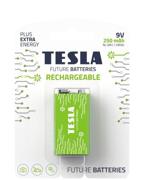 Akumulator TESLA 9V/niMH/250mAh 1szt