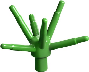 LEGO 19119 Куст, зеленый лист, 10 деталей, новый