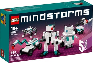 Oryginalne LEGO Mindstorms 40413 - Miniroboty NOWE 366 elementów Roboty