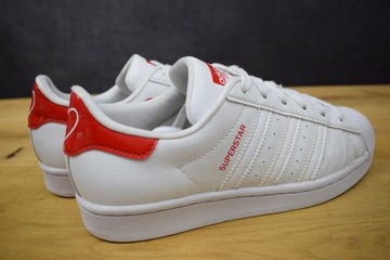 ADIDAS Superstar Scarlet Red Heart - buty sportowe (37 1/3)