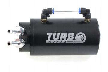 OIL CATCH TANK 0.7L 10MM TURBOWORKS BLAK