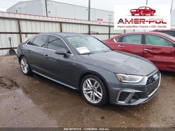 Audi A4 B9 2022 Audi a4 2022r., 4x4, 2.0L 2.0 Benzyna 261KM