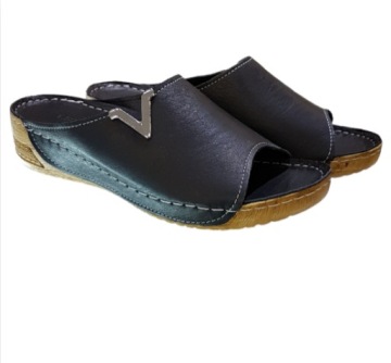 T.SOKOLSKI CZARNE KLAPKI DAMSKIE L211 ROZ 40