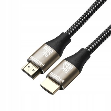 Кабель HDMI 2.1 СВЕРХВЫСОКОСКОРОСТНОЙ UHD 8K 4K 120 Гц, 3 м
