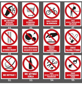 Наклейка Наклейки «Здоровье и безопасность» ВЫБОР УЗОРА 21 x 14,8 см A5