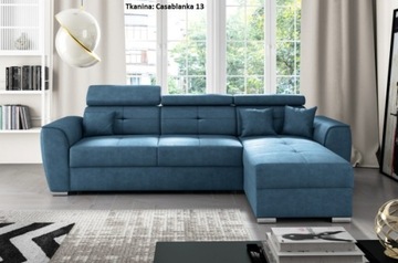 НЕВАДА УГЛОВОЙ ДИВАН ПОДВИЖНЫЕ ПОДГОЛОВНИКИ КОНТЕЙНЕР ДЛЯ ПОСТЕЛЬНЫХ ПРИНАДЛЕЖНОСТЕЙ СПАЛЬНАЯ ФУНКЦИЯ