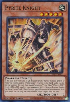 Yu-Gi-Oh! TCG: Pyrite Knight (LEDE)