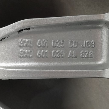 4× DISK HLINÍK AUDI A1 7.5" X 17" 5X100 ET 36