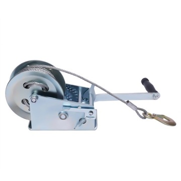 Профессиональная ручная тросовая лебедка 1500 кг, 10 м.