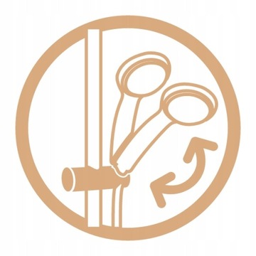 Набор колонны с аэрозольным для душа дождя