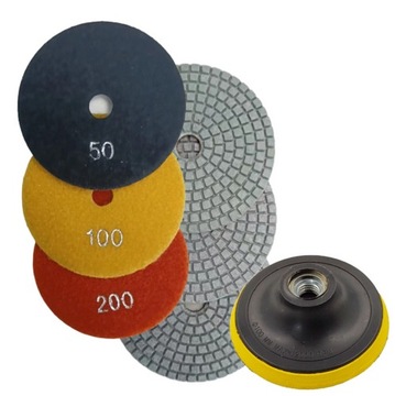 Полировальный диск на липучке 100мм М14 (10/100)