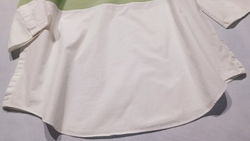 Miętowa bluzka łączenie materiałów COS M