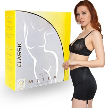 Pas do pończoch Mitex IRA czarny 128 r.4XL