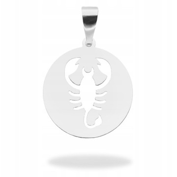 Srebrna zawieszka wisiorek 925 znak zodiaku SKORPION
