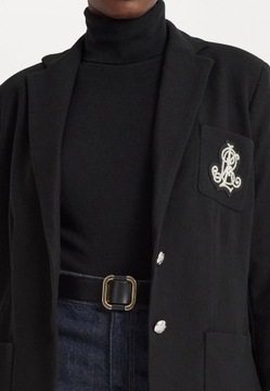 Żakiet bawełniany ozdobna kieszeń czarny Lauren Ralph Lauren 52
