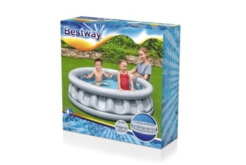 Basen dmuchany srebrny 157x41 B51080 50168, BESTWAY, 170720.