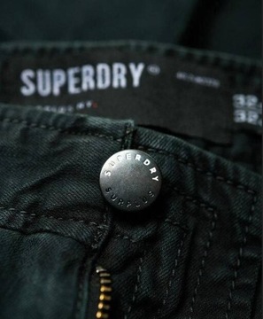 Spodnie Superdry męskie chinosy slim bawełna W32