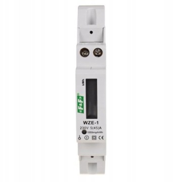 ИНДИКАТОР ПОТРЕБЛЕНИЯ ЭНЕРГИИ F&F 1-ФАЗНЫЙ WZE-1