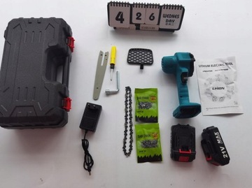 АККУМУЛЯТОРНАЯ ЦЕПНАЯ ПИЛА МИНИ-ПИЛА 2 АККУМУЛЯТОРА