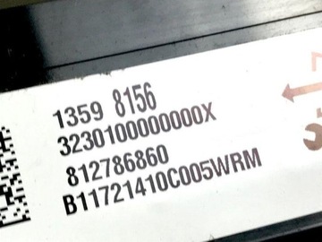 13598156 JINÉ MODUL 4.1 116 2018 CHEVROLET CAMARO CABRIO