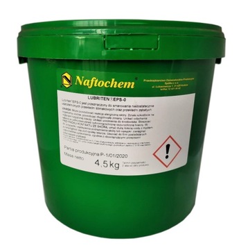 Smar do przekładni przekładniowy 4,5 kg Lubriten EPS-0 Naftochem