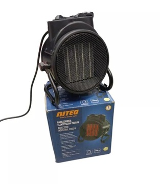 NAGRZEWNICA ELEKTRYCZNA NITEO PARKSIDE 2000W TERMOSTAT 3 STOPNIE REGÓLACJI