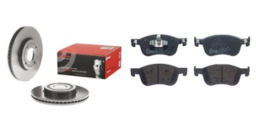 ZESTAW TARCZE KLOCKI PRZÓD BREMBO FORD FIESTA OD ROKU 2017