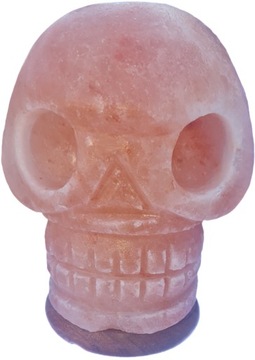 LAMPA SOLNA Z SOLI HIMALAJSKIEJ CZASZKA