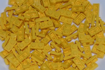 Lego plate płytka żółta yellow 3023 20szt