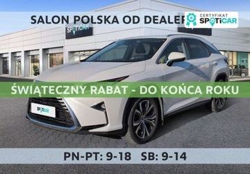 Lexus RX IV SUV 300t 238KM 2018 Lexus RX 300 Prestige SalonPL Bogata Wersja Perla Gwarancja fabr. FV23
