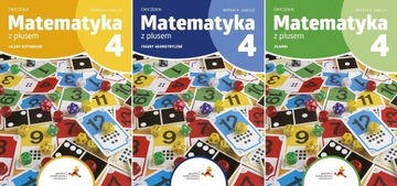 MATEMATYKA Z PLUSEM 4 Ćwiczenia Wersja A Komplet