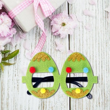 Пасхальные очки Креативные очки с животными Аксессуары для костюмов Вечеринка Зеленое яйцо