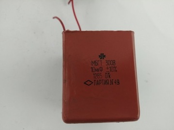 Kondensator MBGT 300V 10uf +/- 10% z demontażu