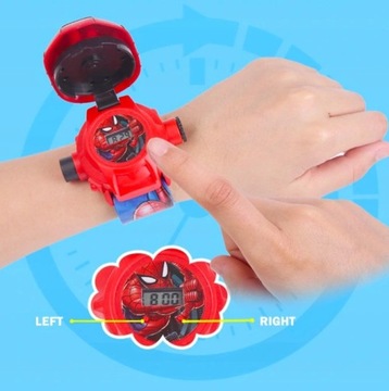 3D-часы SPIDERMAN с проектором, фотопроектор