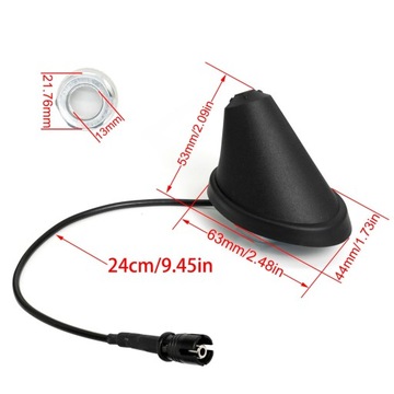 Raku-2 Кровяная антенна для VW Golf 4 5 Passat B5 Polo Skoda Fabia Octavia