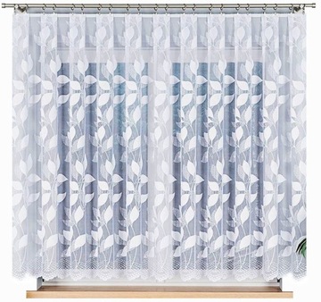 Жаккардовая штора МАРТИНА узор 200х140см прямая (готовая) с окантовкой